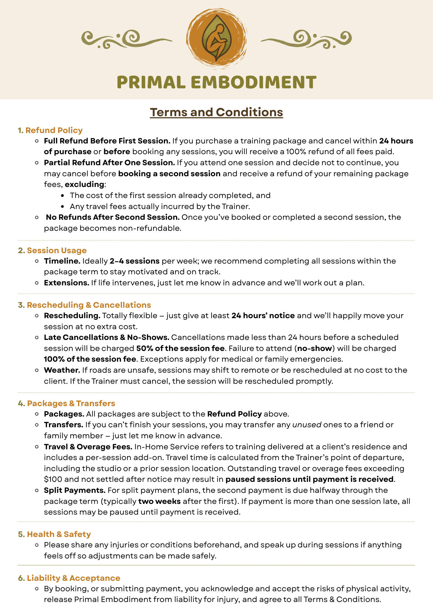 Primal Embodiment Logo